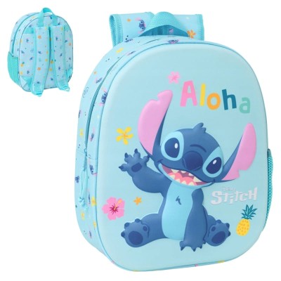 Safta Rucsac Mic pentru Grădiniță Stitch Imprimare 3D