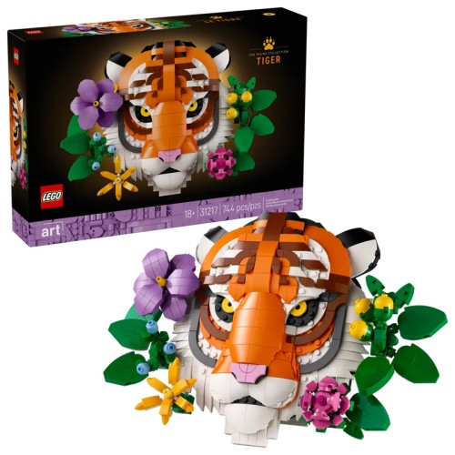Lego Art Colecția Artistică Colecția Animalelor Tigru Set 31217 744 El.