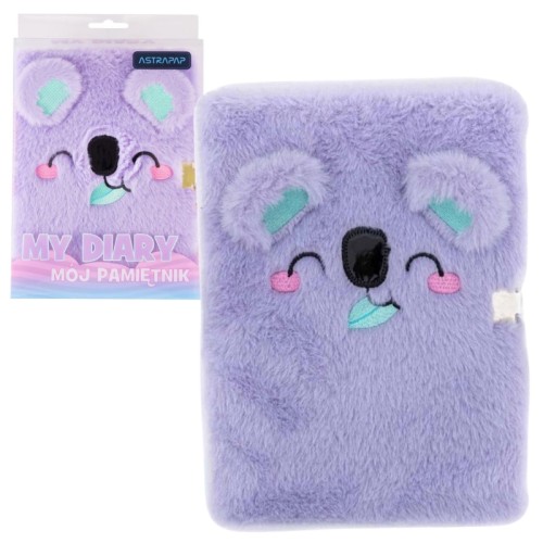 Astra Jurnal Cu Lacăt Caiet Pentru Secrete Carnet Carnet Pentru Copii A5 96 Foi Sweet Koala