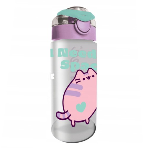 St. Majewski Bidon Sticlă Pentru Băuturi Apă Școlară Pentru Școală Sigură 500 ml Pusheen Violet