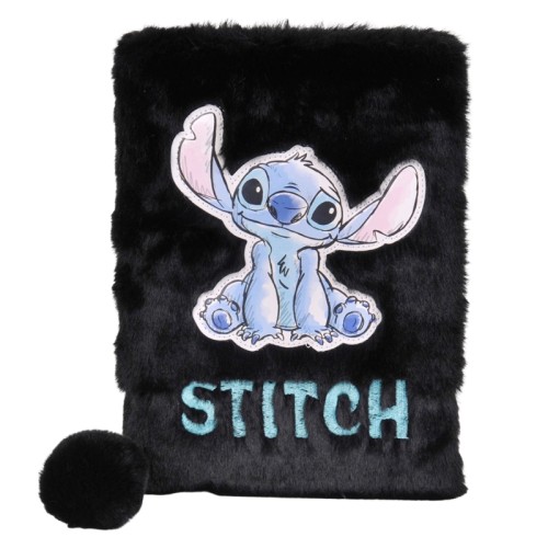 Caiet de notițe din plus Paso cu lacăt Negru Stitch
