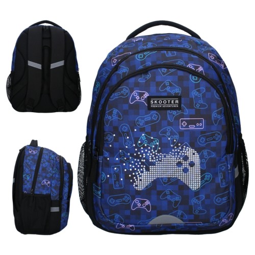 Vadobag Rucsac Școlar Cu Două Compartimente Skooter Winning Streak Game Pad