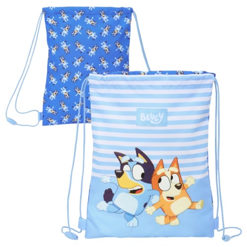Safta Sac pentru Încălțăminte Gimnastică Bluey și Bingo "Să Jucăm"