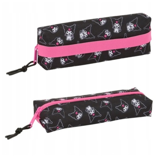 Pencil case Safta jednocompartiment cu elastic tub pochette Kuromi