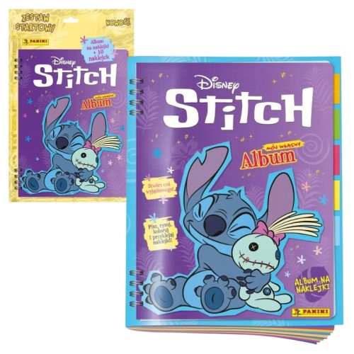 Panini Set de Start Stitch Album Colecționabil pentru Stickere + 10 Stickere