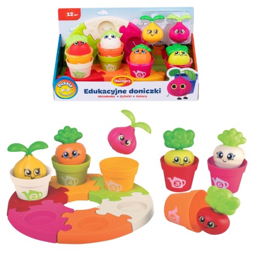Dumel Puzzle Educațional Pentru Copii Ghivece