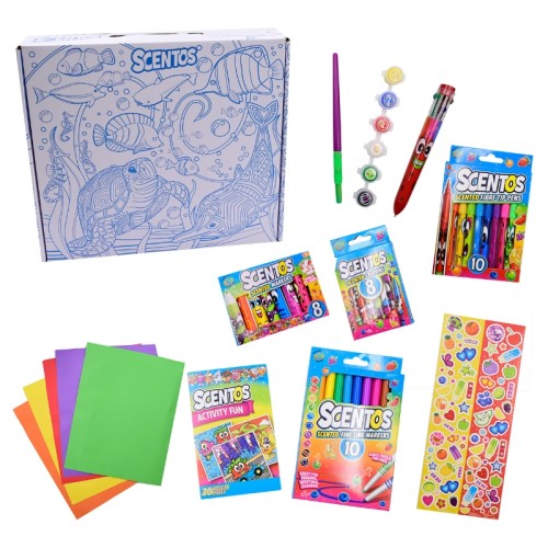 Set creativ parfumat Dumel - Valiză de colorat