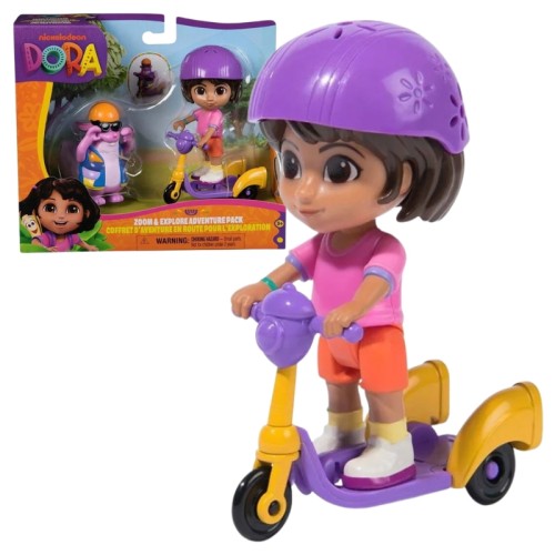 Spin Master Dora Descoperă Lumea - Set Figurine Dora și Tico + Accesorii