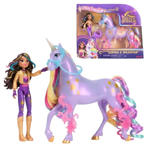 Spin Master Unicorn Academy Papusa Sophia si Unicornul Wildstar + Accesorii