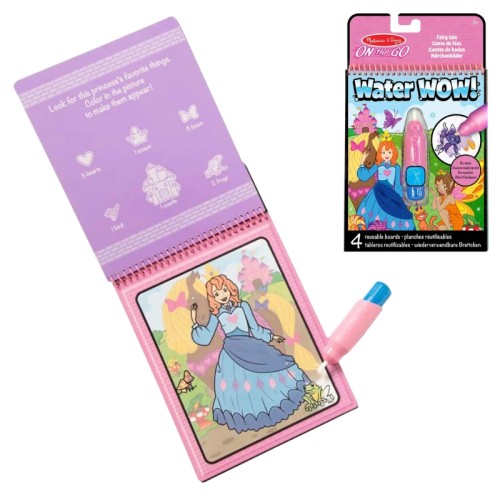 Melissa & Doug Carte de Colorat cu Apa Water WOW! Zâne