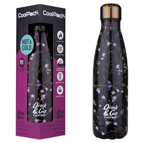 CoolPack Sticlă Termo Vilnius Flori 500 ml