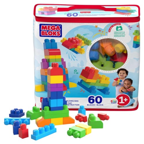 FISHER PRICE CUBURI MEGA BLOKS 60 ELEMENTE 1+
