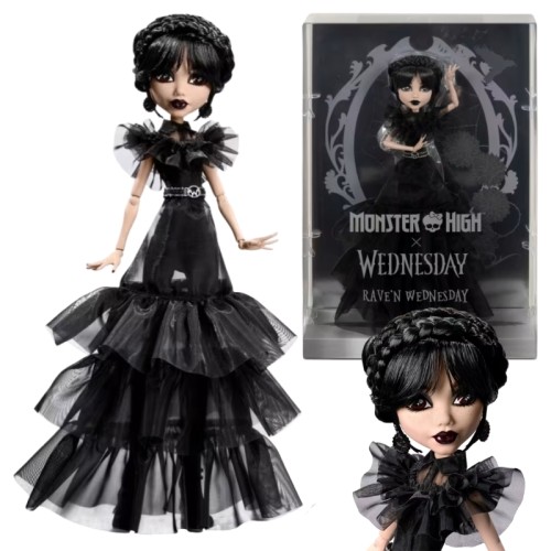 Monster High x Wednesday Păpușa Wednesday