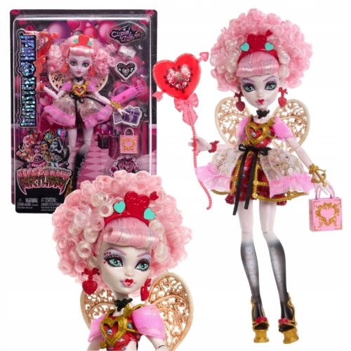Monster High Îngrozitor de Dulci Petreceri De Naștere Păpușa Cupid Asteria + Accesorii 4+