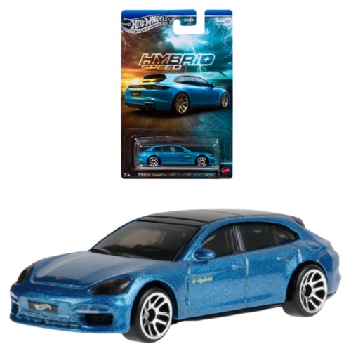 Hot Wheels Silver Series Hybrid Speed Mașină Porsche Panamera Turbo S JCB79 4/5