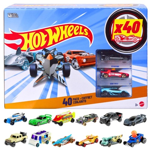 Hot Wheels Set 40-Pachete Mașini 3+