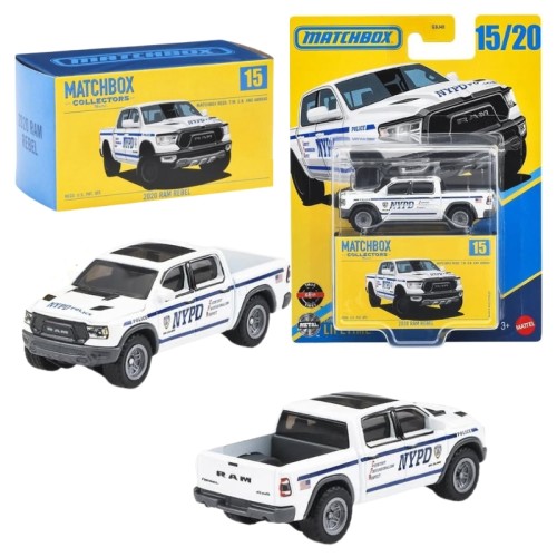 Matchbox Mașină Colecționar Pachet Vehicul Premium 2020 Ram Rebel 15/20 3+