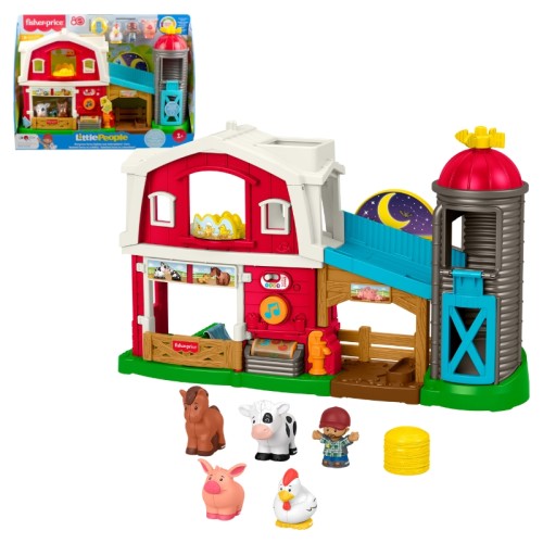 Fisher-Price Set Ferma Muzicală Îngrijire Pentru Animale Jucărie Interactivă Pentru Copii 12m+