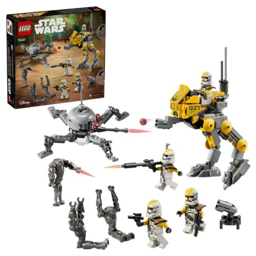Lego Star Wars Set de Bătălie — Soldați-Clonă din Corpul Galactic 327 Set 75431 Războiul Stelelor 258 El. 7+