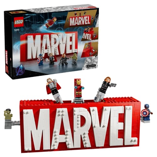 Lego Marvel Logo MARVEL Cu Mini Figuri Set 76313 Super Heroes 931 El. 12+