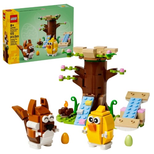 Lego Iconic Locul de Joacă Primăvară pentru Animaluțe Set 40709 172 El. 8+