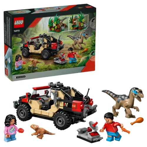 Lego Jurassic World Evadare cu SUV-ul de Raptor Set 76972 285 El. 6+