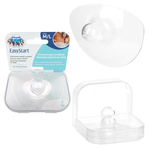 CANPOL BABIES PROTEZE PENTRU SFÂRCURI 2buc +RECIPIENT M/L