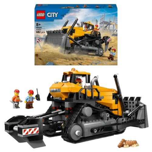 Lego City Bulldozer galben Set 60466 682 piese 8+