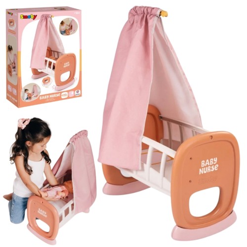 Smoby Baby Nurse Leagăn pentru Păpuși cu Baldachin