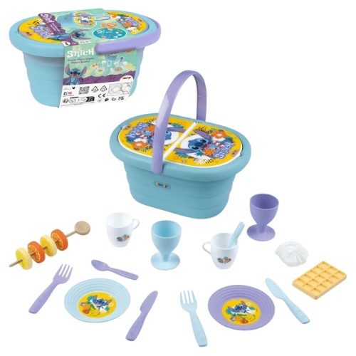 Smoby Coș de Picnic Jucărie Disney Stitch