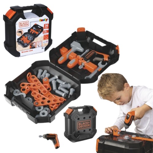 Smoby Black & Decker Valiză de Jucărie cu Unelte