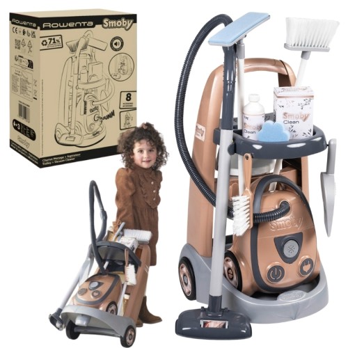 Smoby Rowenta Cărucior de Curățenie Set 8el 3+