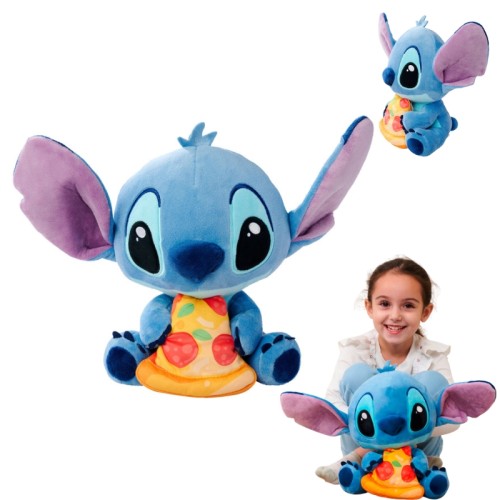 Disney Plusă Zabawă Lilo și Stitch: Stitch cu Pizza Mascotă Plus cu 25 cm.