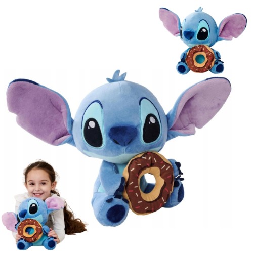 Disney Plusă Jucărie Lilo și Stitch: Stitch cu Donut Mascotă Plus 25 Cm.