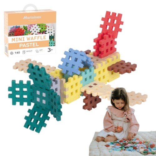 MARIOINEX PASTEL MINI WAFLE CUBURI 140 BUC 2+ 03650