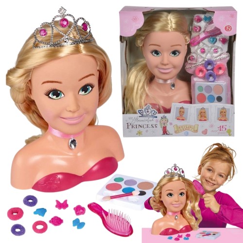Steffi Cap de Prințesă pentru Stilizarea Frisurii Machiaj + Accesorii