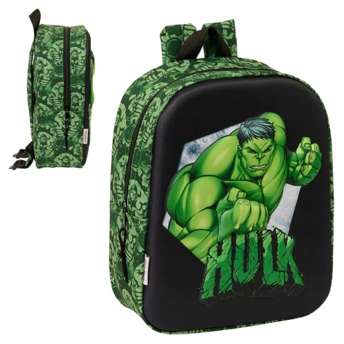 Safta Rucsac Școlar Monocompartiment Copii Efect 3D Hulk Marvel