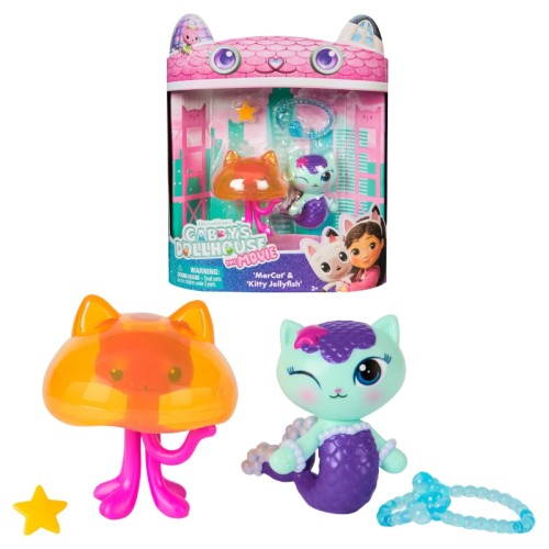 Căsuța pentru pisici Gabi Film Set 2 Figurine Figurina Sirenă și Meduză + Accesorii 3+