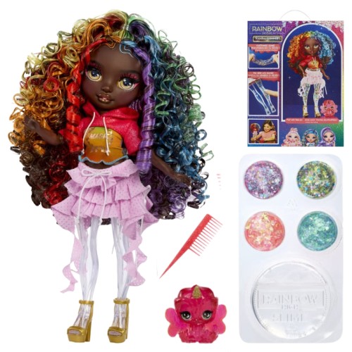 Rainbow High Rainbow Shimmers With Slime Iris Păpușă cu Slime și Glitter