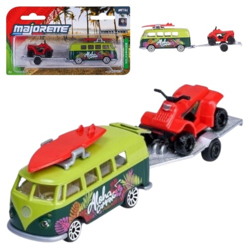 Majorette Vehicul Mașină Colecționar Volkswagen T1 Cu Quad