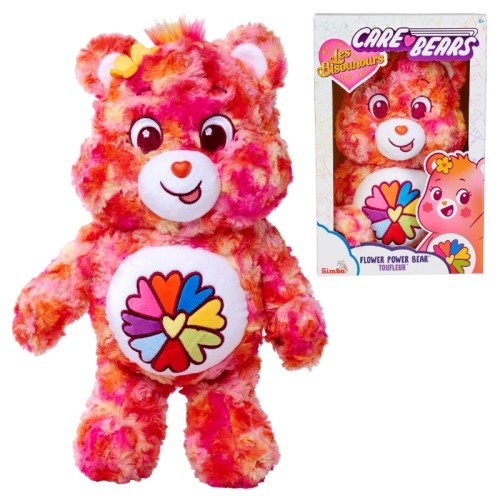 Ursulețul Grijuliu Jucărie Plush Urs Flower Power Mascotă Plusz W Cutie 35 Cm.