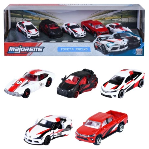 Majorette Japan Racer toyota Racing Set de 5 Vehicule Mașini Micuțe