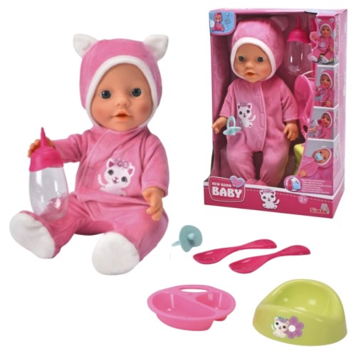 Bebeluș Nou Păpușă Beibib Kedi Pijamale + Accesorii 2+