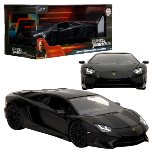 Jada Fast & Furious Mașină Vehicul Miniatuă Lamborghini Aventador Sălbatici și Înfuriați 1:24 8+