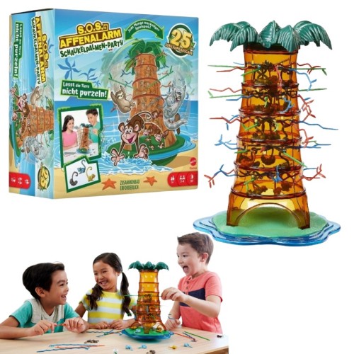 Mattel Joc de Abilități Maimuțe Care Cad Distracție Pe Copac 5+