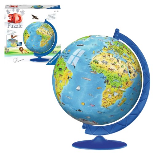 PUZZLE 3D RAVENSBURGER GLOBE PENTRU COPII 180 EL