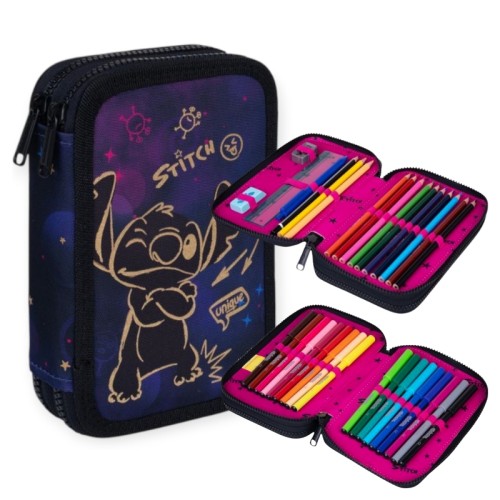 Pulover Disney Gold Stitch 2 Penar Dublu Cu Echipament