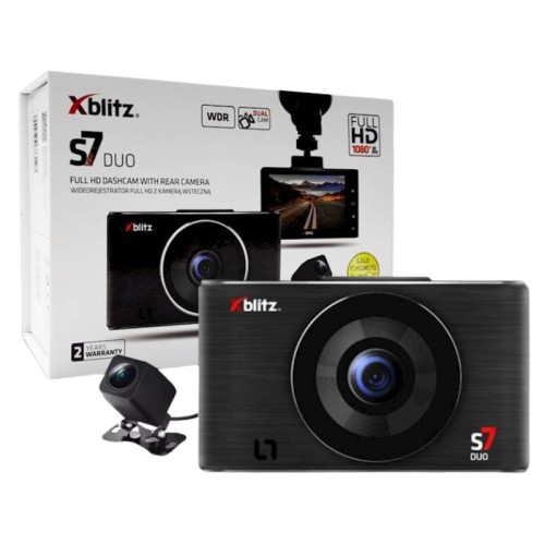 Xblitz S7 Duo Cameră Video Full HD Cu Cameră Spate