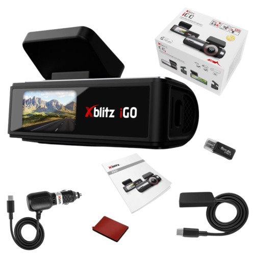 Xblitz iGO Cameră Auto 2.5K Cu GPS Și WiFi