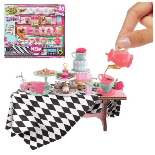 Miniverse Fă-o Mini Sărbătoare de Naștere Multipack Pachet de Surprize de Naștere 30 Elemente